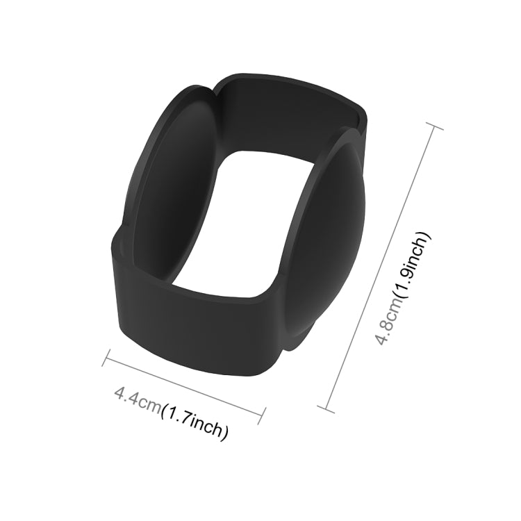 For Insta360 X3 PULUZ Silicone Lens Body Lens Guard Protective Cover(Black) - Len Accessories by PULUZ | Online Shopping UK | buy2fix