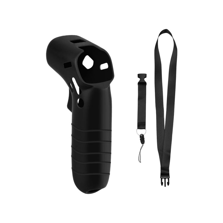 For DJI RC Motion 2 / DJI Avata / FPV Rocker PULUZ Silicone Protective Case with Neck Strap(Black) - Cases & Bags by PULUZ | Online Shopping UK | buy2fix