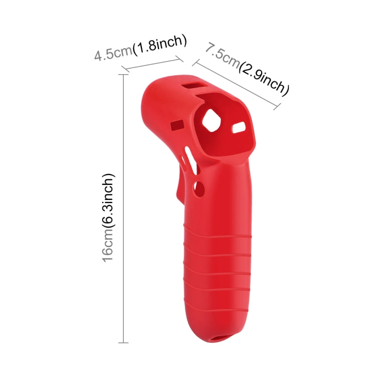 For DJI RC Motion 2 / DJI Avata / FPV Rocker PULUZ Silicone Protective Case with Neck Strap(Red) - Cases & Bags by PULUZ | Online Shopping UK | buy2fix