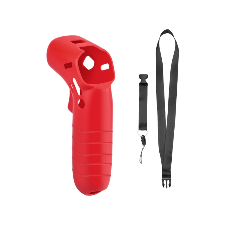 For DJI RC Motion 2 / DJI Avata / FPV Rocker PULUZ Silicone Protective Case with Neck Strap(Red) - Cases & Bags by PULUZ | Online Shopping UK | buy2fix