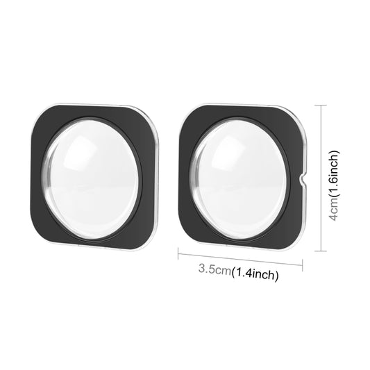 For Insta360 X3 PULUZ Lens Guard Optical Glass Protective Cover (Black) - Len Accessories by PULUZ | Online Shopping UK | buy2fix