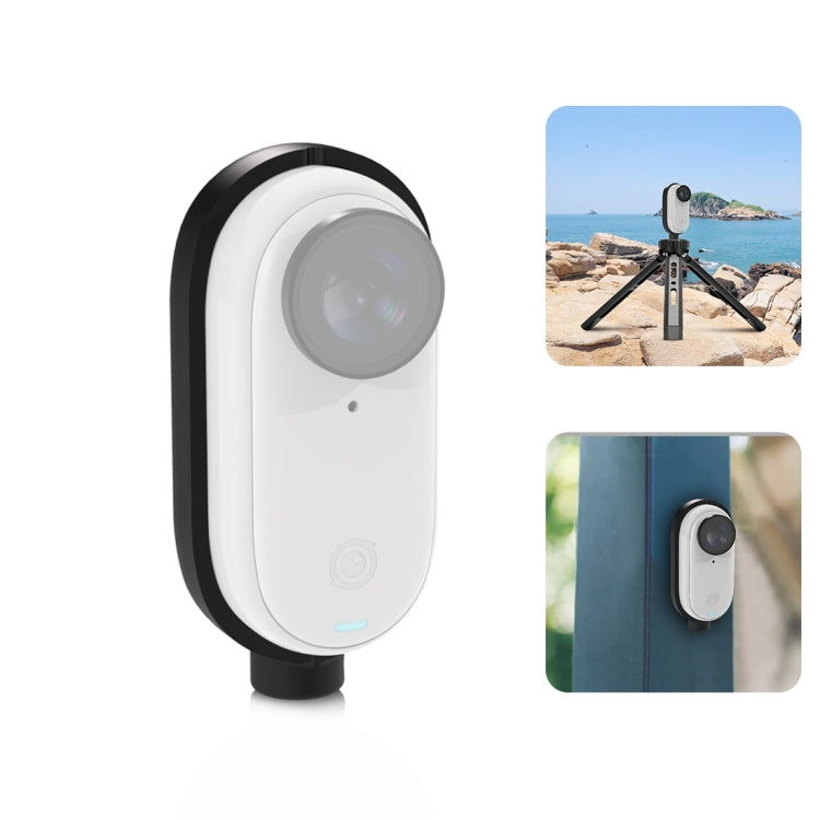 For Insta360 GO 3 / GO 3S PULUZ Body Magnetic Plastic Protective Frame Cage (Black) - Mount & Holder by PULUZ | Online Shopping UK | buy2fix