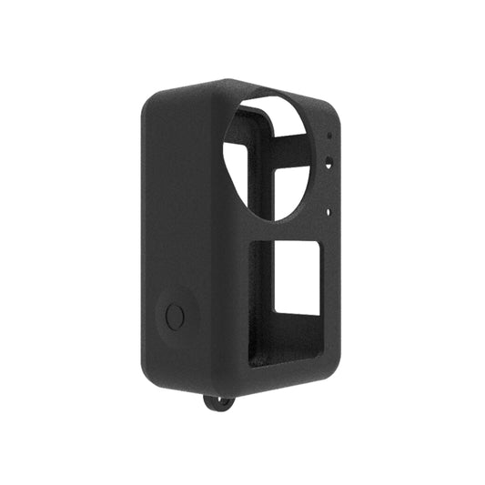 For DJI Osmo Action 5 Pro / 4 / 3 PULUZ Silicone Protective Case with Lens Cap (Black) by PULUZ