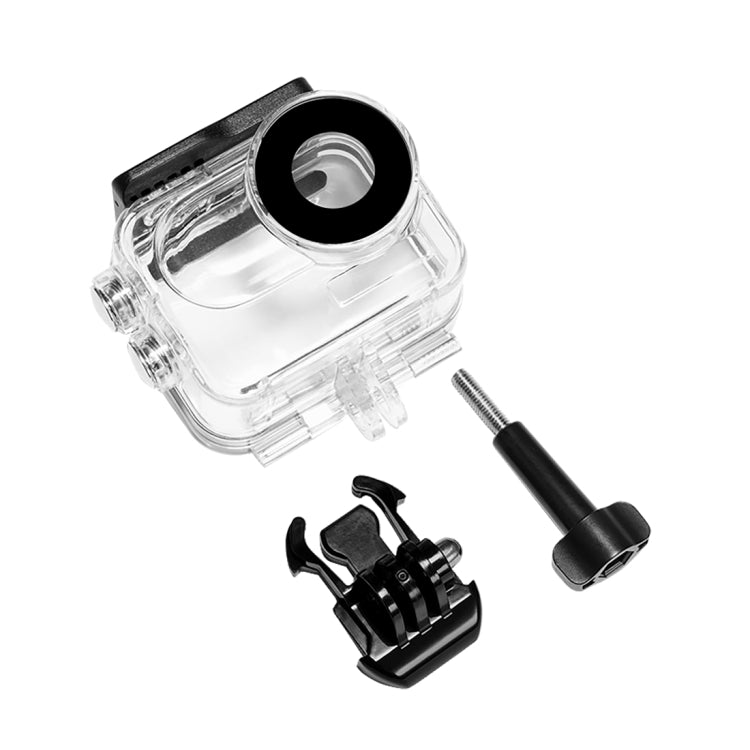 For Insta360 GO 3 / GO 3S PULUZ 60m Underwater Waterproof Housing Case with Base Adapter & Screw (Transparent) - Case & Bags by PULUZ | Online Shopping UK | buy2fix