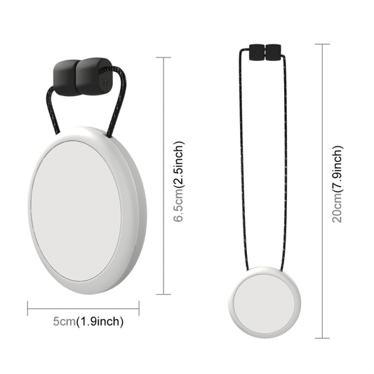 For Insta360 GO 3 / GO 3S PULUZ Magnetic Pendant Holder Quick Release Neck Strap (White) by PULUZ