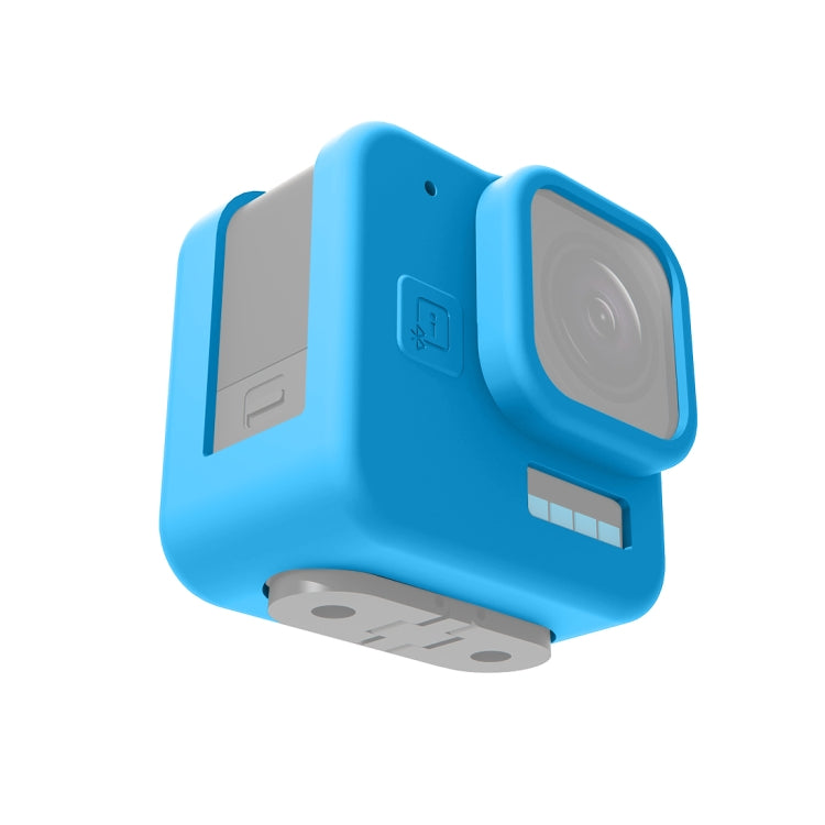 For GoPro Hero11 Black Mini PULUZ Silicone Protective Case(Blue) - Silicone Cases by PULUZ | Online Shopping UK | buy2fix