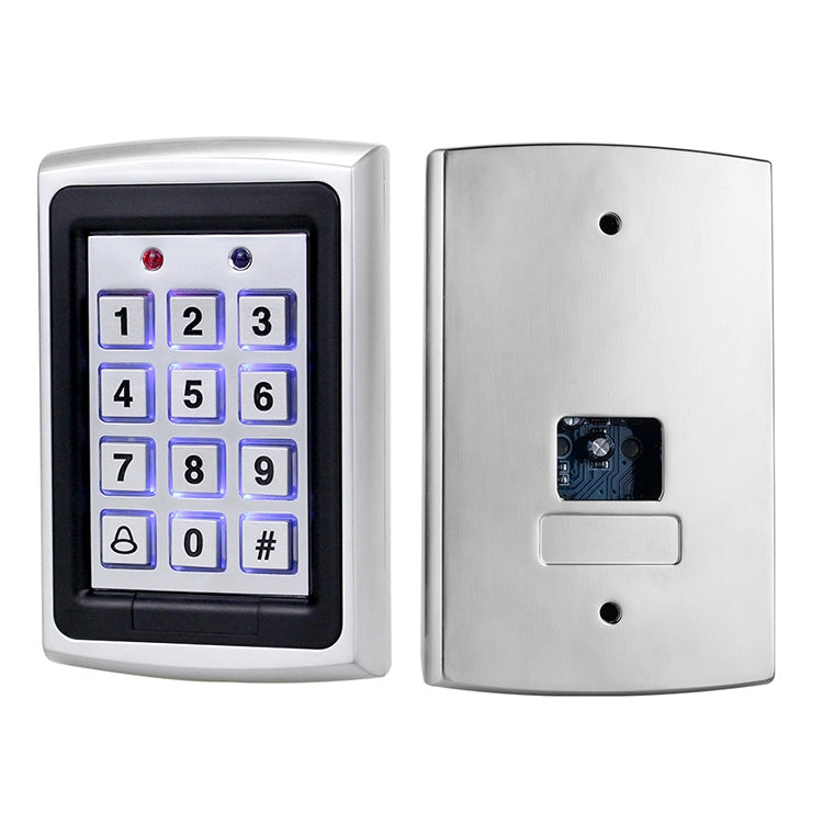 Standalone Keypad Access Control System (7612)(Silver) - Access Controller by buy2fix | Online Shopping UK | buy2fix