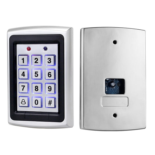 Standalone Keypad Access Control System (7612)(Silver) - Access Controller by buy2fix | Online Shopping UK | buy2fix