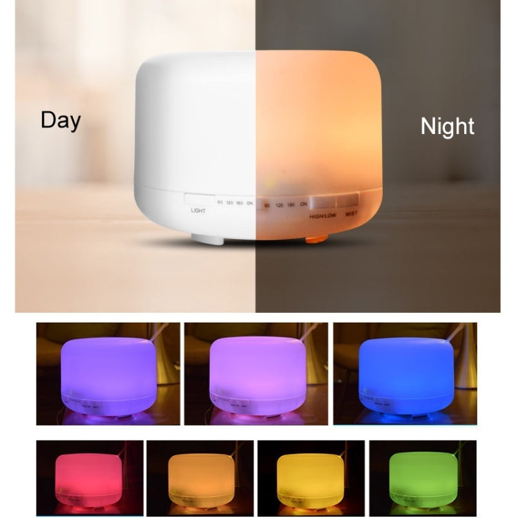 Ultrasonic Aroma Diffuser with Colorful LED Lights (US Plug)(White) - Air Purifiers & Accessories by buy2fix | Online Shopping UK | buy2fix