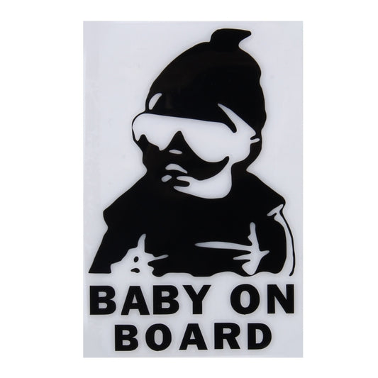 Baby On Board Pattern Vinyl Car Sticker, Size: 20cm x 13cm(Black) by buy2fix