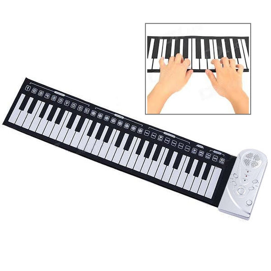 Portable Roll-up 49-Key Soft Keyboard Piano by buy2fix