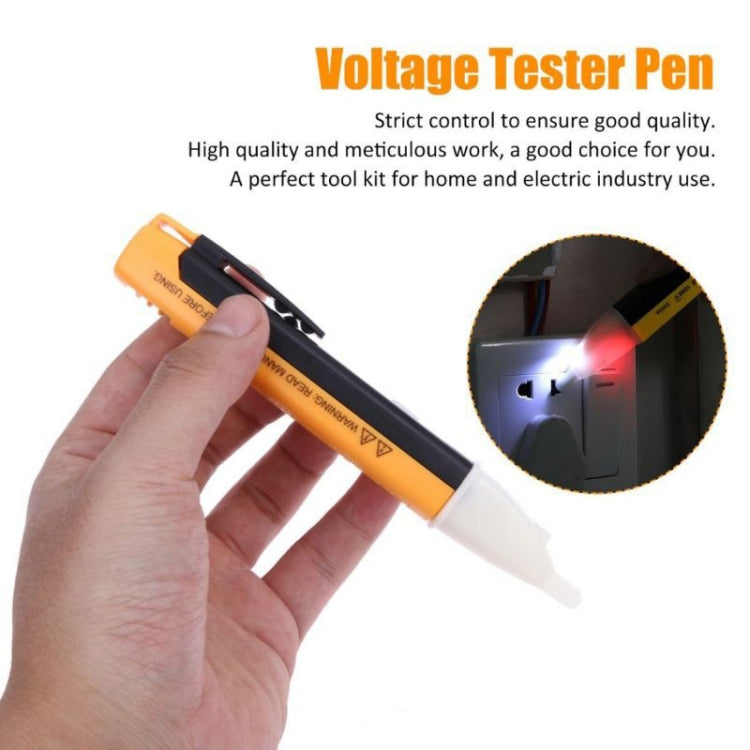 Pen Non-contact AC Voltage Alert Detector 90V-1000V (Yellow) - Voltage Detector by buy2fix | Online Shopping UK | buy2fix