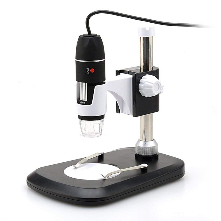 DMS-MDS800 40X-800X Magnifier 2.0MP Image Sensor USB Digital Microscope with 8 LEDs & Professional Stand - Digital Microscope by buy2fix | Online Shopping UK | buy2fix