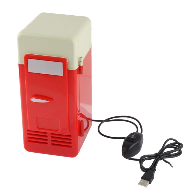 Mini USB PC Fridge Beverage / Drink Cans Cooling / Heating(Red) by buy2fix