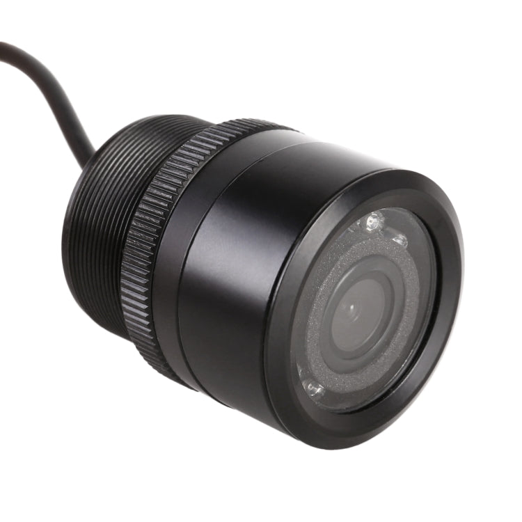 LED Sensor Car Rear View Camera, Support Color Lens/ 120 Degrees Viewable / Waterproof & Night Sensor function, Diameter: 28mm (E328)(Black) - Rear View Cameras by buy2fix | Online Shopping UK | buy2fix