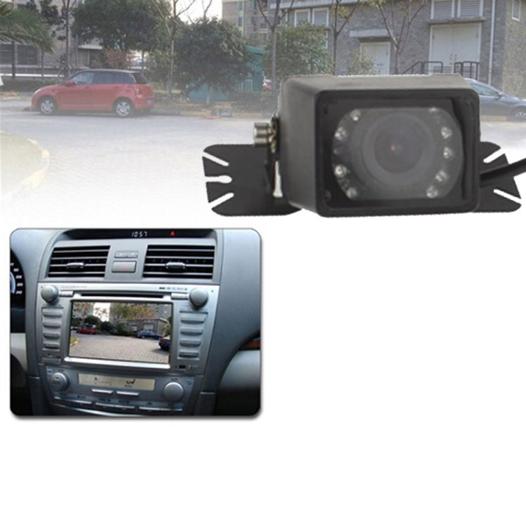 LED Sensor Car Rear View Camera, Support Color Lens/135°Viewable / Waterproof & Night Sensor function (E327)(Black) - Rear View Cameras by buy2fix | Online Shopping UK | buy2fix