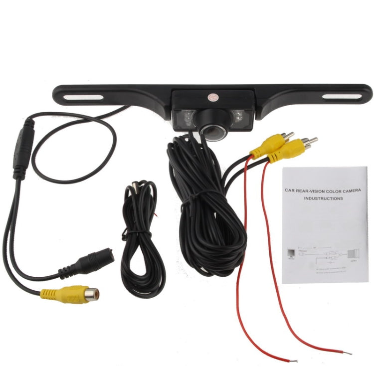 LED Sensor Car Rear View Camera, Support Color Lens / 135 Degree Viewable / Waterproof & Night Sensor Function (E300)(Black) - Rear View Cameras by buy2fix | Online Shopping UK | buy2fix