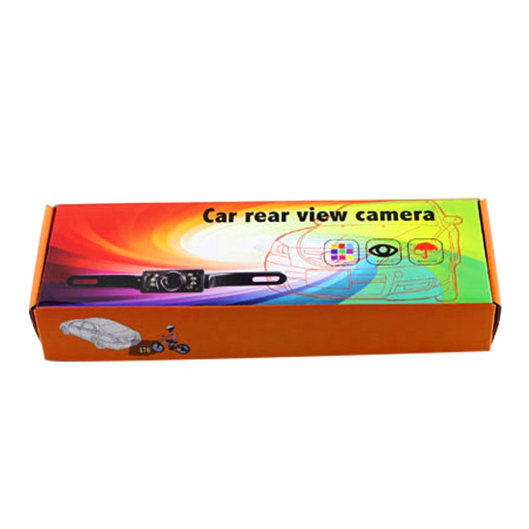 LED Sensor Car Rear View Camera, Support Color Lens / 135 Degree Viewable / Waterproof & Night Sensor Function (E300)(Black) - Rear View Cameras by buy2fix | Online Shopping UK | buy2fix
