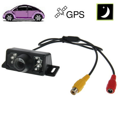7 LED IR Infrared Waterproof Night Vision Wired Short Lens DVD Rear View, With Scaleplate , Support Installed in Car DVD Navigator or Car Monitor , Wide Viewing Angle: 140 degree (YX002)(Black) - Rear View Cameras by buy2fix | Online Shopping UK | buy2fix