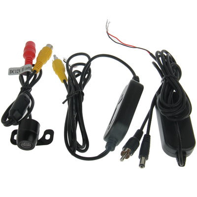 Waterproof Wireless Butterfly DVD Rear View Camera With Scaleplate , Support Installed in Car DVD Navigator or Car Monitor , Wide Viewing Angle: 170 degree (WX003)(Black) - Rear View Cameras by buy2fix | Online Shopping UK | buy2fix