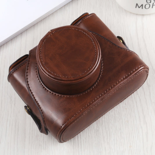 Full Body Camera PU Leather Case Bag with Strap for FUJIFILM X10 / X20(Coffee) - Leather Bag by buy2fix | Online Shopping UK | buy2fix