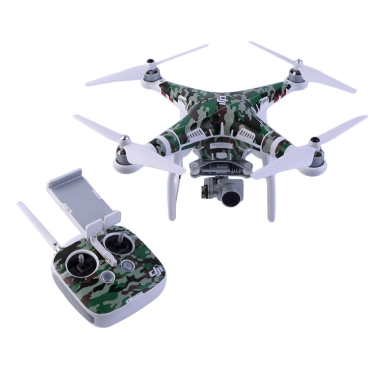 Water Resistance PVC Decal Skin Sticker for DJI Phantom 3 Quadcopter & Remote Controller by buy2fix