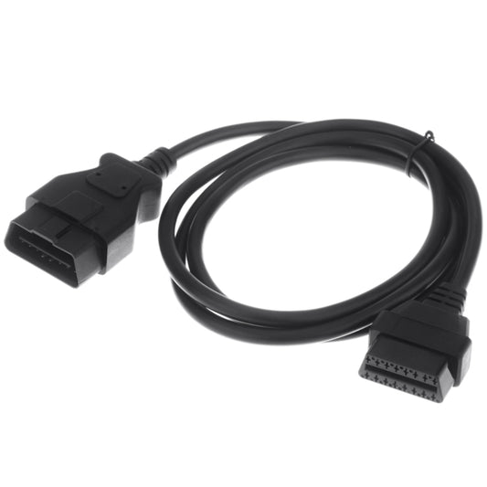 ELM327 OBDII 16 Pin to 16 Pin Bluetooth Car Diagnostic Cable, Length: 1.5m(Black) - Cables & Connectors by buy2fix | Online Shopping UK | buy2fix