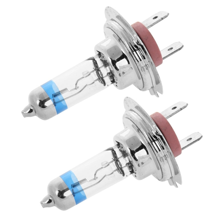 2 PCS H7 12V / 55W / 4300K / 2100lm Xenon Car Headlight Bulbs, Warm White - Halogen Lights by buy2fix | Online Shopping UK | buy2fix