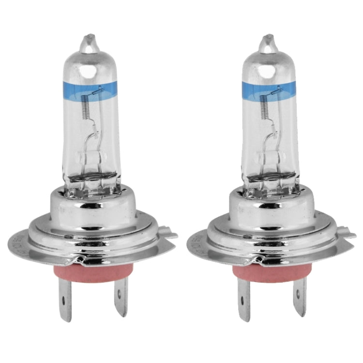 2 PCS H7 12V / 55W / 4300K / 2100lm Xenon Car Headlight Bulbs, Warm White - Halogen Lights by buy2fix | Online Shopping UK | buy2fix