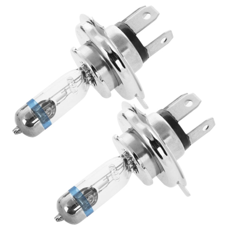2 PCS H4 12V 60/55W P43T / 4300K / 2100lm Xenon Car Headlight Bulbs, Warm White - Halogen Lights by buy2fix | Online Shopping UK | buy2fix