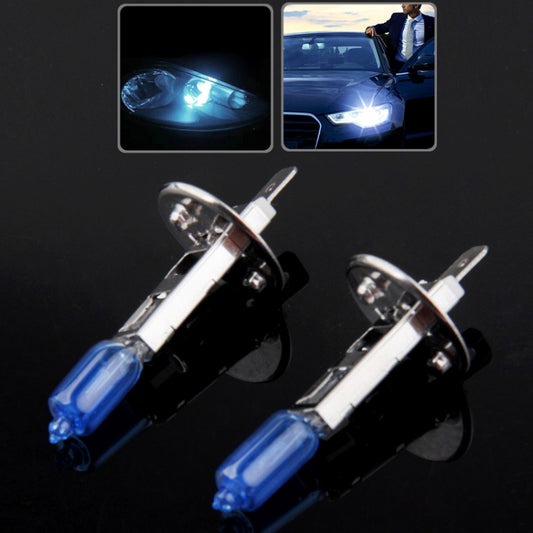 Halogen Bulb, Super White Car Headlight Bulb, 12 V / 55W, 6000K 1700 LM (Pair) by buy2fix