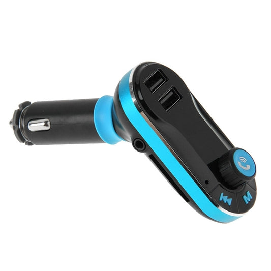 Bluetooth Tacking Handsfree Car Kit FM Transmitter with Remote Control, 2.1A Dual Car Charger, For iPhone, Galaxy, Sony, Lenovo, HTC, Huawei, and other Smartphones - Bluetooth Car Kits by buy2fix | Online Shopping UK | buy2fix
