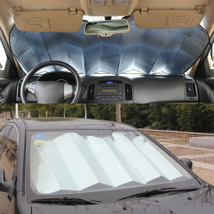 Foldable Car Front Windshield Sunscreen Foil, Size: 140 x 70 cm by buy2fix