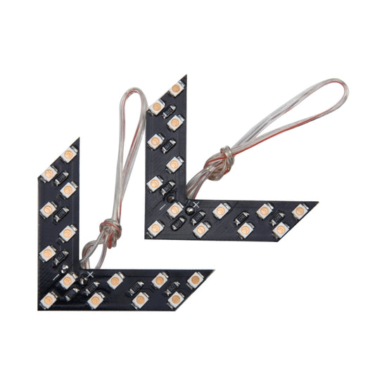 14 LED 3528 SMD Arrows Light for Car Side Mirror Turn Signal (Pairs)(Pink Light) by buy2fix