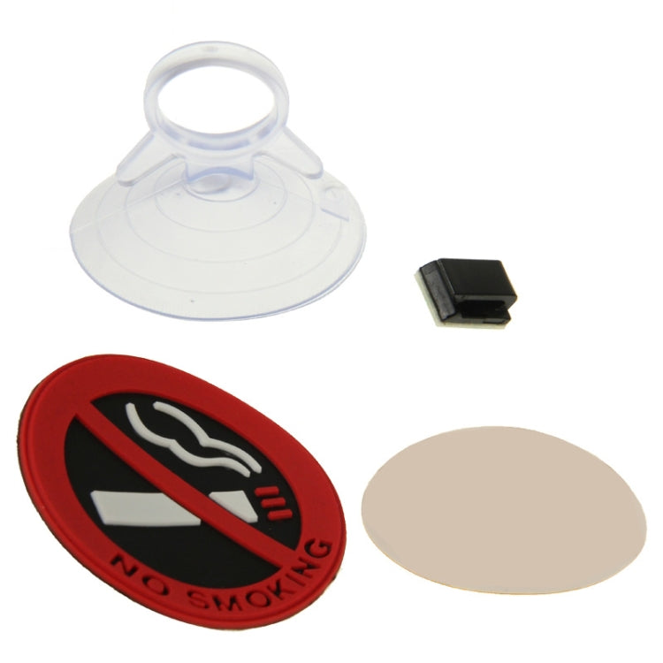 3 pcs Car Decoration No Smoking Sign Sticker, Size: 5x5 cm by buy2fix