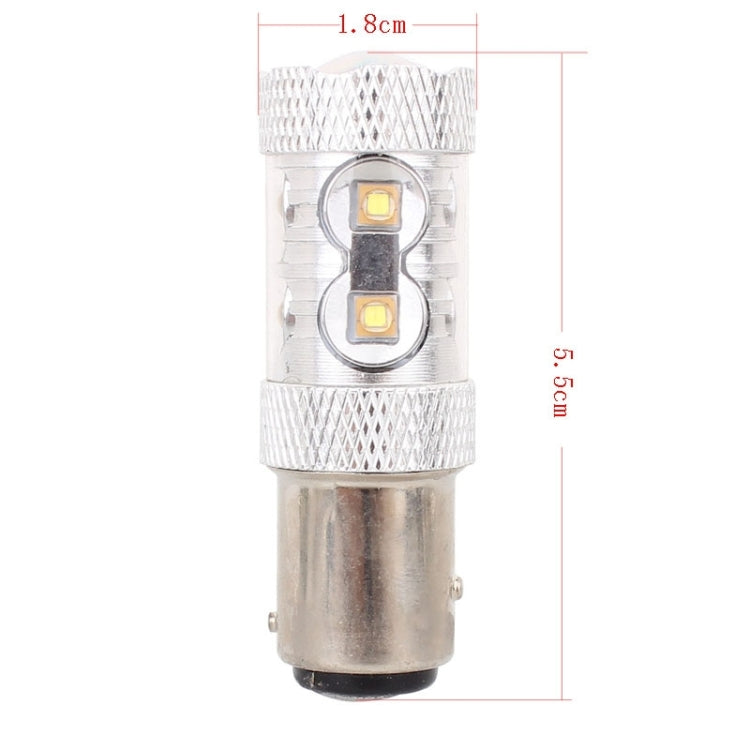 1157/BAY15D 50W 750LM 6500K White Light 10-3535-LEDs Car Brake Light , Constant Current , DC12-24V - Brake Lights by buy2fix | Online Shopping UK | buy2fix
