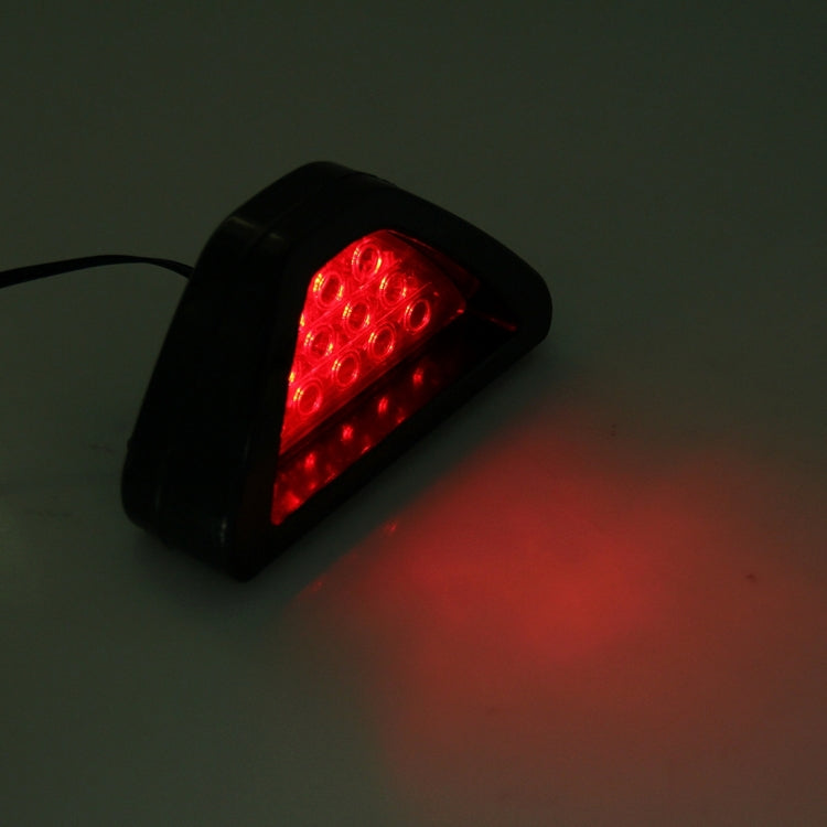 12-LED Red Light Rear Tail Warning Brake Light for DC 12V Cars - Brake Lights by buy2fix | Online Shopping UK | buy2fix