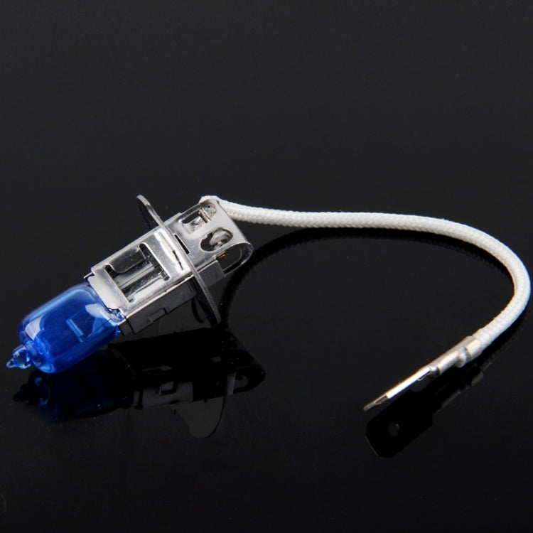 H3 Super White Xenon Bulbs, DC12V 100W 2400LM - Halogen Lights by buy2fix | Online Shopping UK | buy2fix