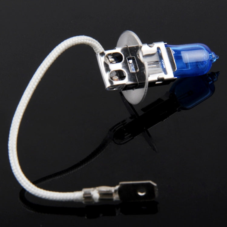 H3 Super White Xenon Bulbs, DC12V 100W 2400LM - Halogen Lights by buy2fix | Online Shopping UK | buy2fix