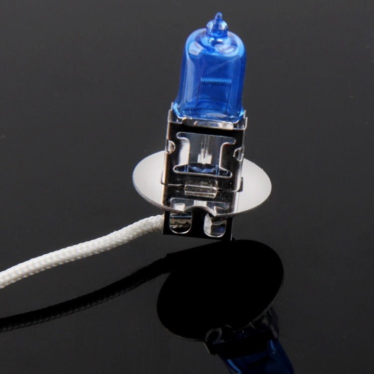 H3 Super White Xenon Bulbs, DC12V 100W 2400LM - Halogen Lights by buy2fix | Online Shopping UK | buy2fix