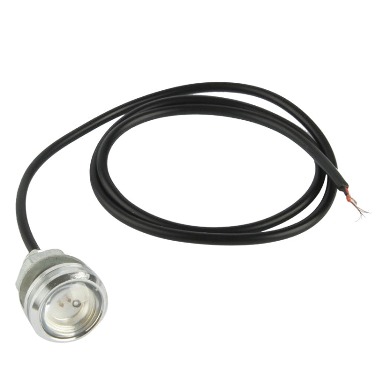 3W Waterproof Eagle Eye Light Blue LED Light for Vehicles, Cable Length: 60cm(Silver) - Eagle Eye Lamps by buy2fix | Online Shopping UK | buy2fix