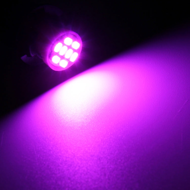 10 PCS T10 8 LED Car Signal Light Bulb(Pink Light) - Clearance Lights by buy2fix | Online Shopping UK | buy2fix