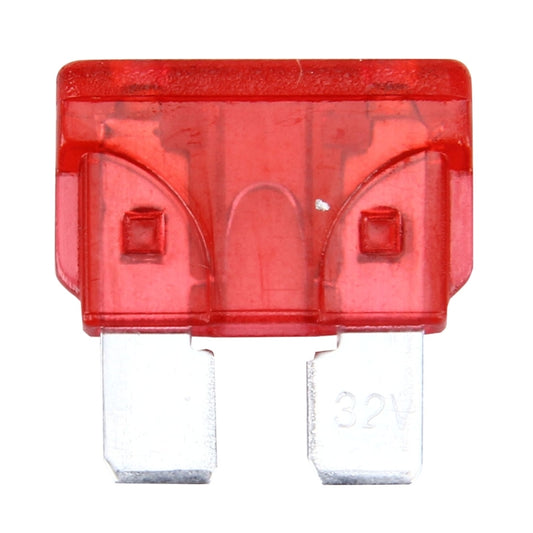 100 PCS Auto Mini Blade Fuse (10A) , DC 12V(Red) by buy2fix