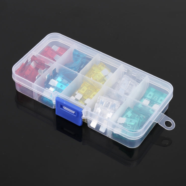 50 PCS 10A / 15A / 20A / 25A / 30A Blade Fuses Set for Car Vehicle by buy2fix
