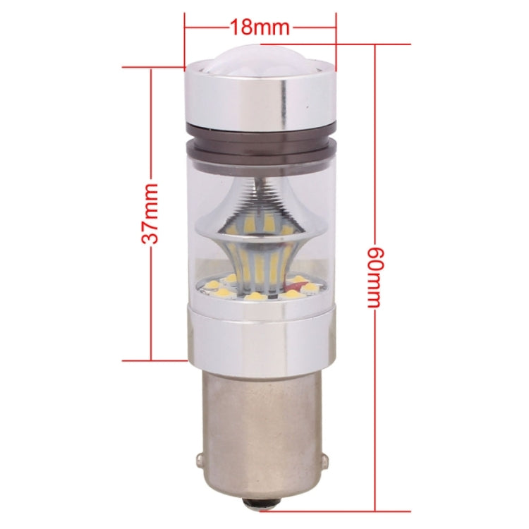 1156 850LM BA15S 100W LED Car Rear Backup/ Front Turn Signals Lamp Bulb, DC 12-24V(Cool White) - Brake Lights by buy2fix | Online Shopping UK | buy2fix