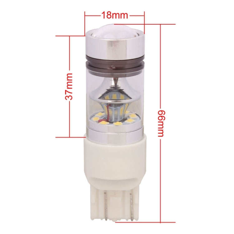 T20 7443 850LM 100W LED Car Rear Fog / Turn Signals / Daytime Running Light Bulb, DC 12-24V(Cool White) - Fog / Driving Lights by buy2fix | Online Shopping UK | buy2fix