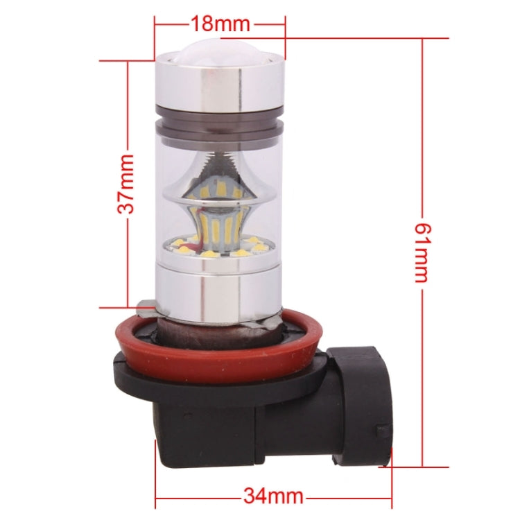 H11 850LM 100W LED Car Front Fog Light / Daytime Running Light / Headlamp Bulb, DC 12-24V(Cool White) - In Car by buy2fix | Online Shopping UK | buy2fix