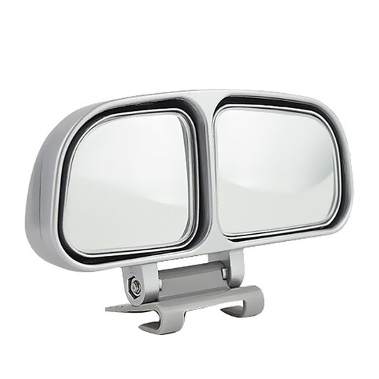 Right Side Rear View Blind Spot Mirror Universal adjustable Wide Angle Auxiliary Mirror(Silver) by 3R