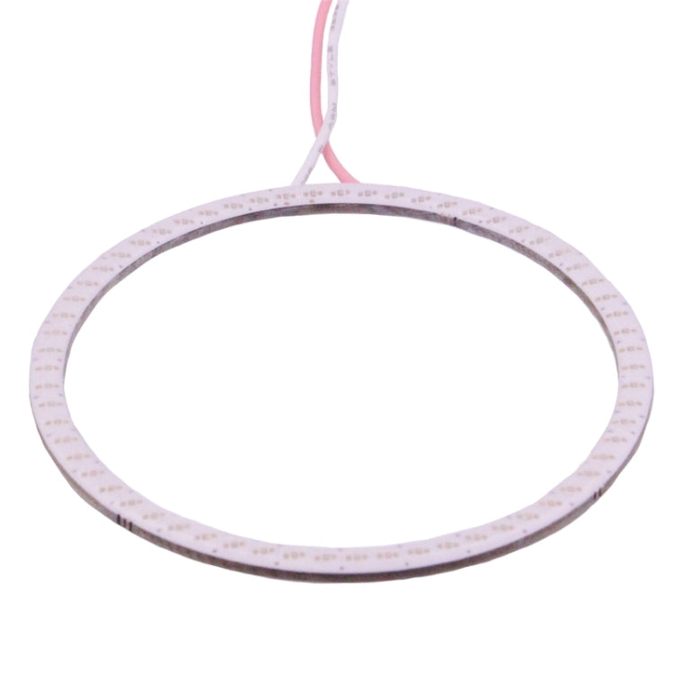 80mm 5W 180LM Angel Eyes Circles Car Headlight Red Light COB LED Lights for Vehicles, DC 12-24V - Eagle Eye Lamps by buy2fix | Online Shopping UK | buy2fix