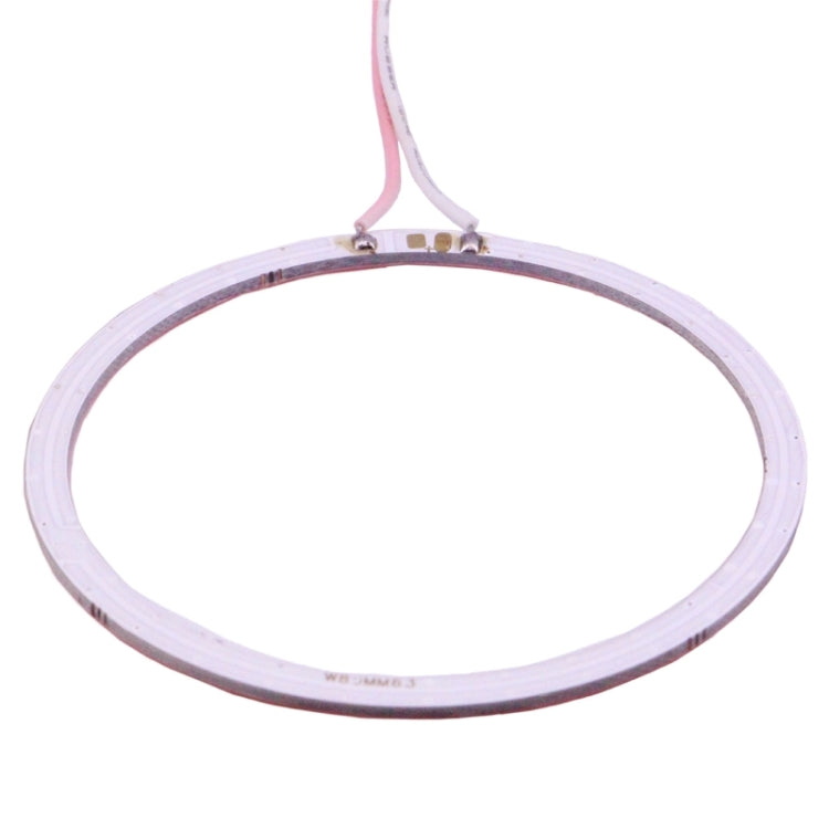 80mm 5W 180LM Angel Eyes Circles Car Headlight Red Light COB LED Lights for Vehicles, DC 12-24V - Eagle Eye Lamps by buy2fix | Online Shopping UK | buy2fix